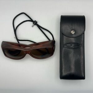 Jonathan Paul Polarized Fit-Over Sunglasses Brown with Case UV400